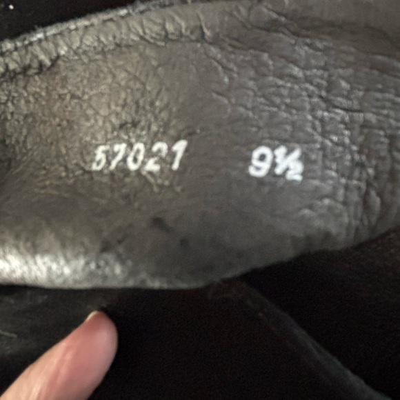 J. Crew Black Knee Boots beautiful Suede with Leather lining Gently Used - Picture 10 of 11